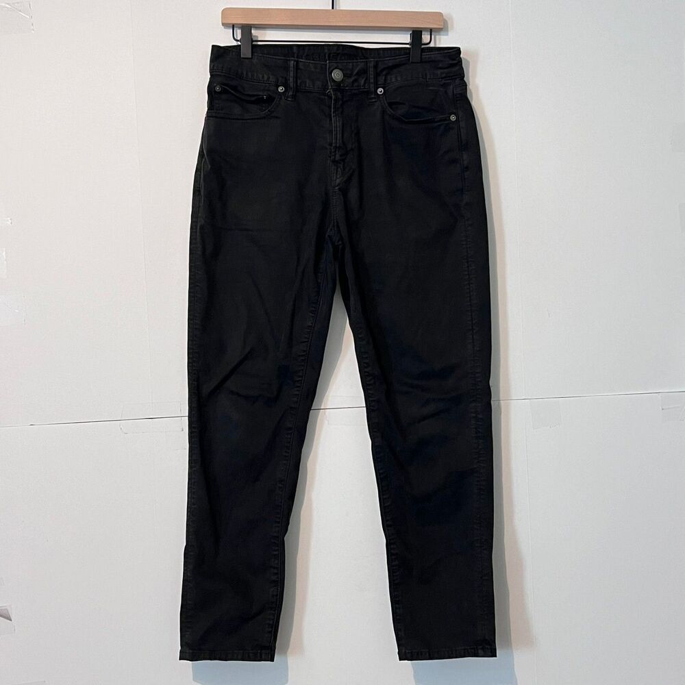 American Eagle Men Mens Flex Jeans Size 30X30 Charcoal Wash Black Stretch
